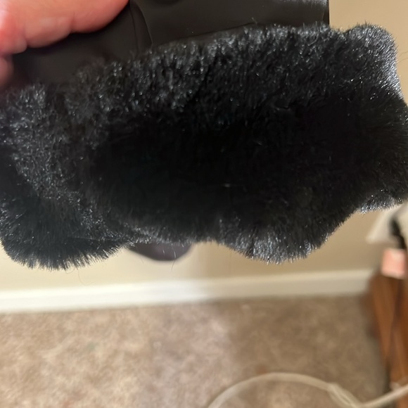 Calvin Klein cozy reversible faux fur winter coat women’s size large - Picture 11 of 11